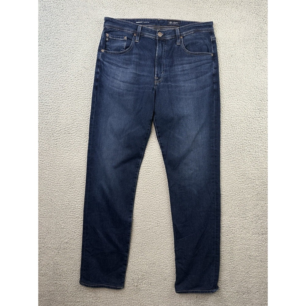 AG Adriano Goldschmied Jeans Men 34x34 The Graduate Tailored Leg Blue Dark Wash